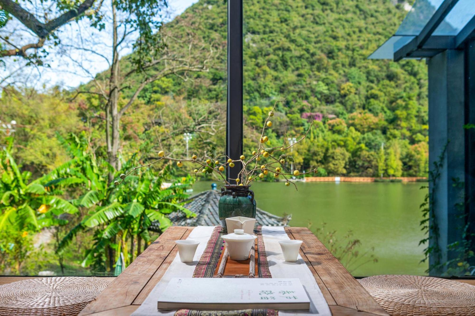 Guilin Heshe Lakeside Resort-Free Pick Up Service Stay Two Nights Exterior foto
