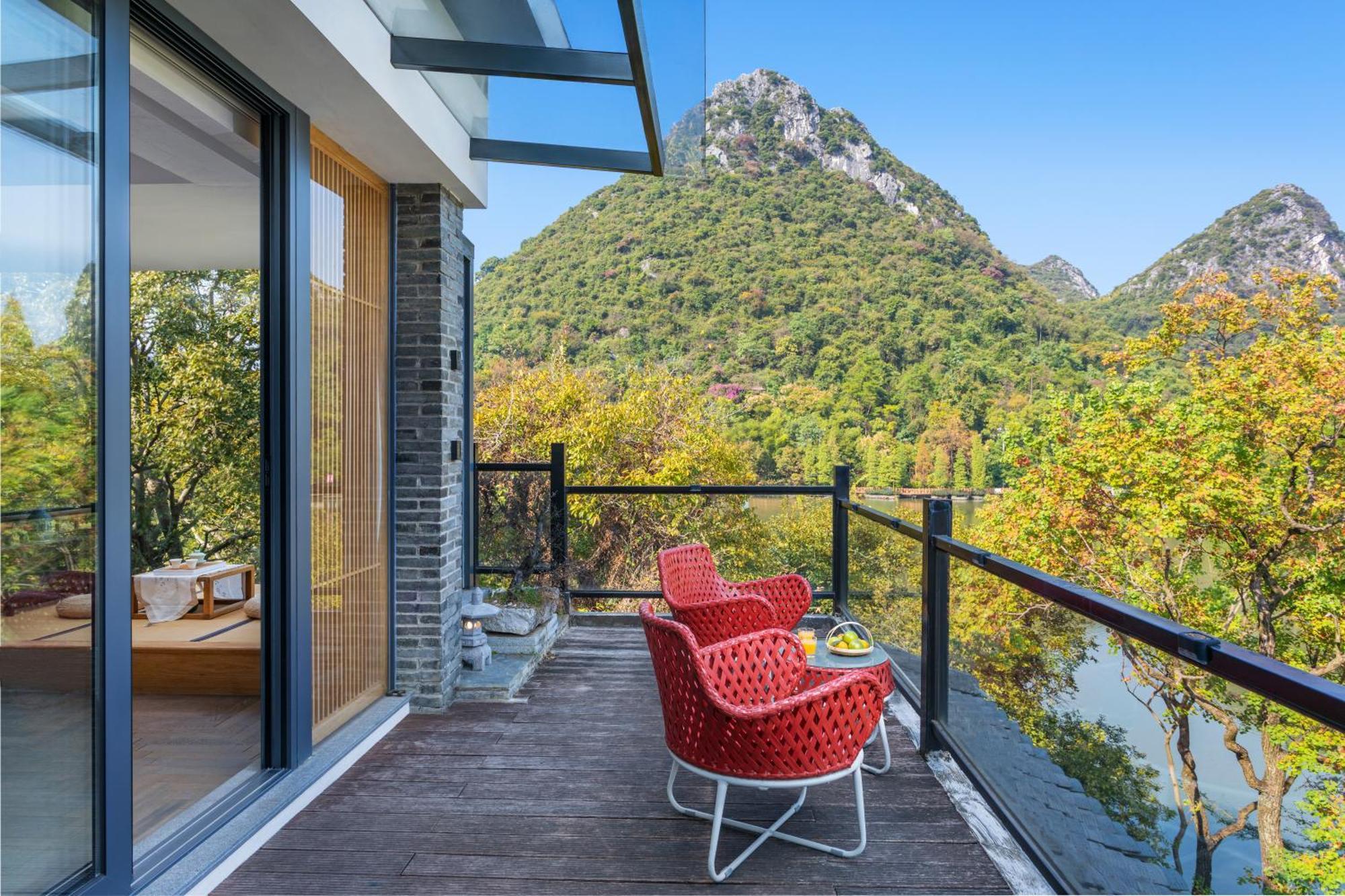 Guilin Heshe Lakeside Resort-Free Pick Up Service Stay Two Nights Exterior foto